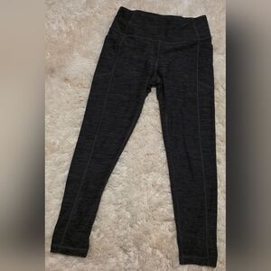 VICTORIA'S SECRET Heathered Grey With Pockets Leggings Sz. 10